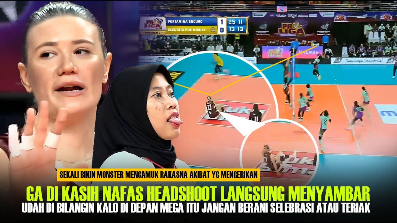 Akibat Berani Teriak Sombong..! Mega Langsung Headshoot Kepala Nerima Ozsoy Ampe Terpental di Lantai