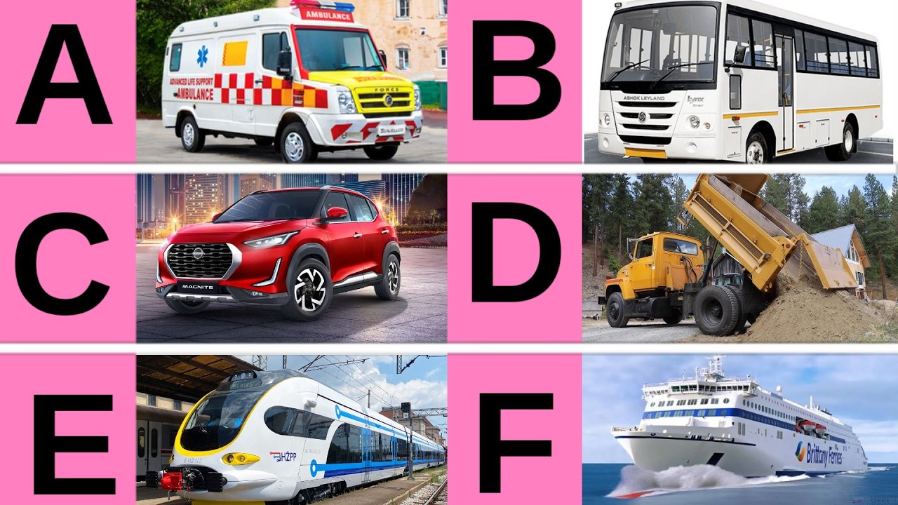 A to Z Transports | A to Z Transport Names and Their Uses | A to Z Vehicles | a to z transports