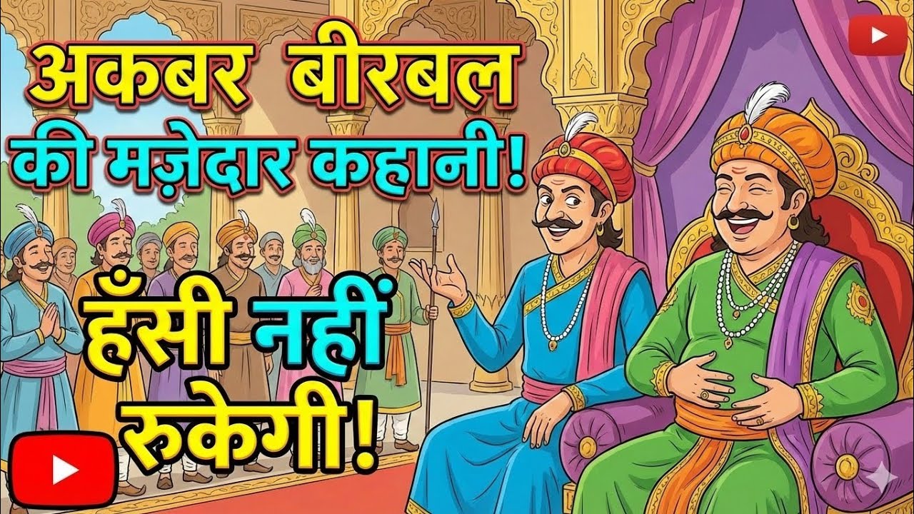 अकबर बीरबल की मजेदार कहानी हंसी नहीं रुकेगी Akbar #Birbal ki kahani Manoranjan Hindi story
