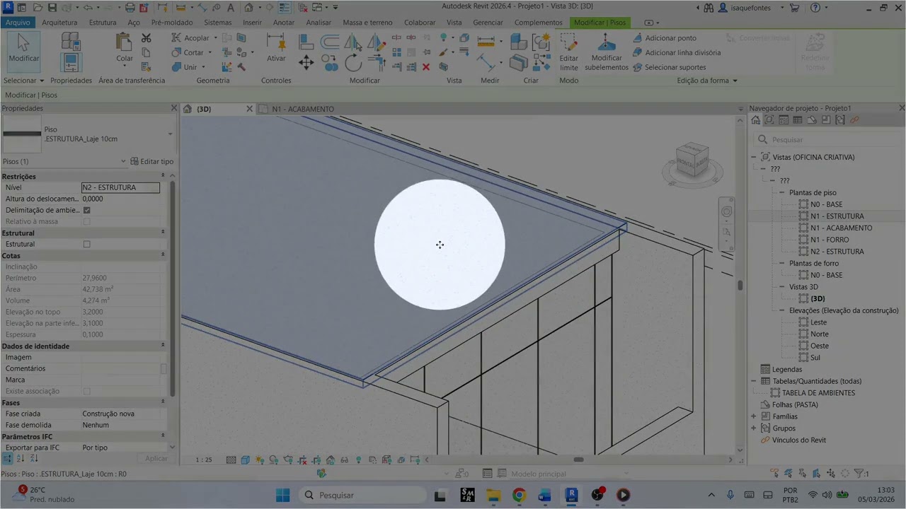 [Parte 02] Modelagem no Revit _ Estudo Preliminar de um Flat