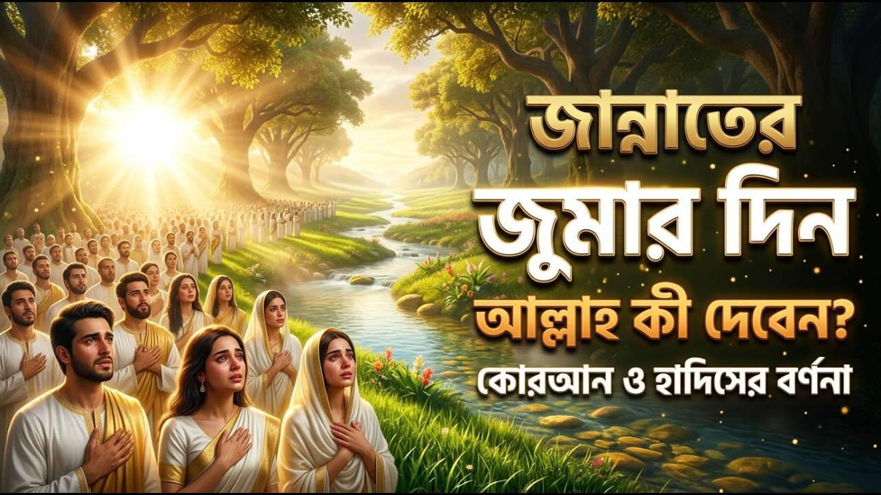জান্নাতের জুমার দিন | প্রতি শুক্রবার আল্লাহ কী দান করবেন? জান্নাতের বর্ণনা | Friday in Jannah