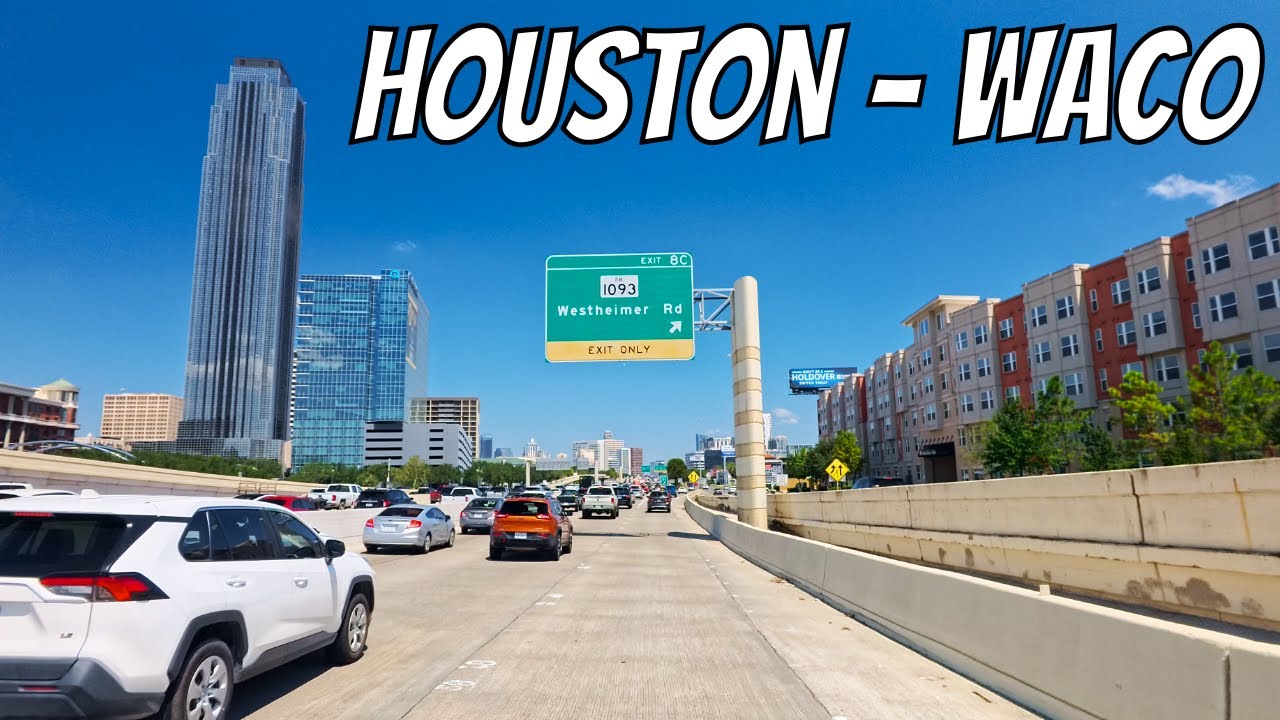 Houston, Texas to Waco, Texas! Drive with me on a Texas highway!
