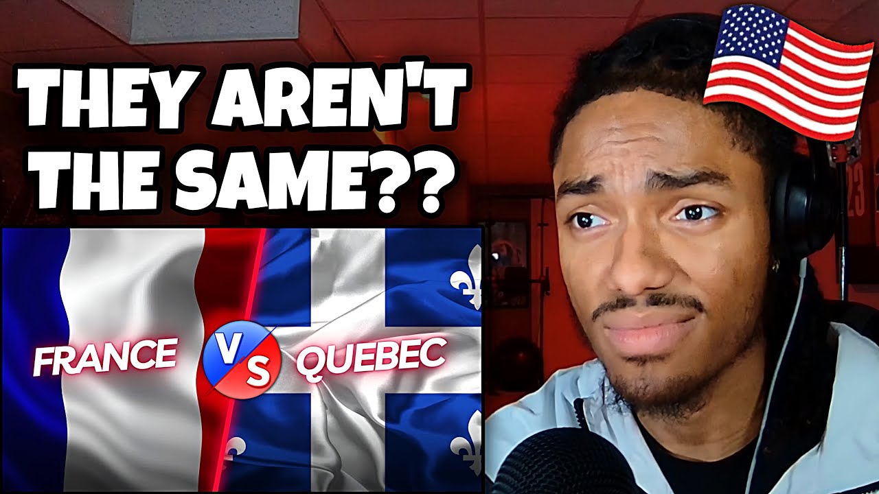 AMERICAN REACTS To French in Quebec vs. France