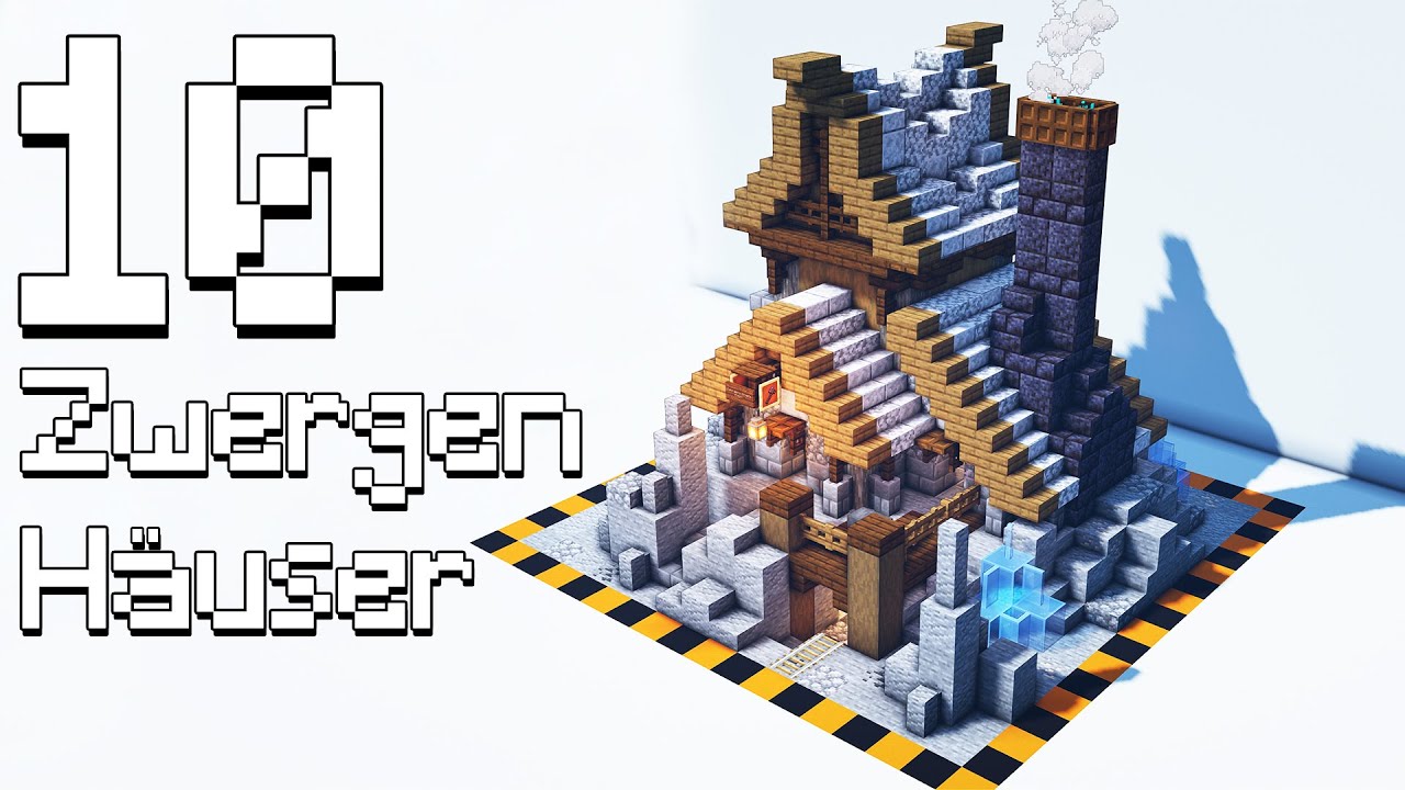 10 Zwergen Häuser in Minecraft 🔟 Minecraft Zwergen Haus bauen deutsch