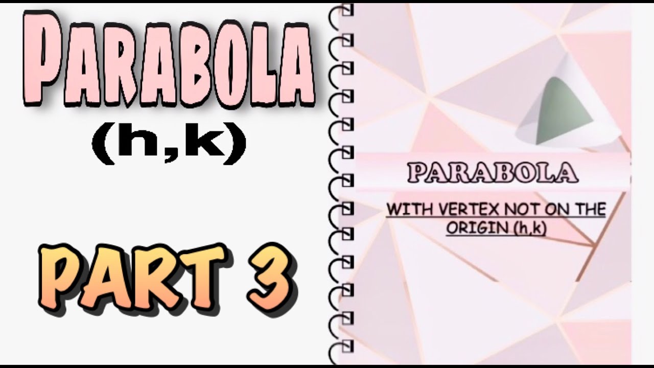 Parabola with vertex at (h,k) - part 3 || Pre-calculus