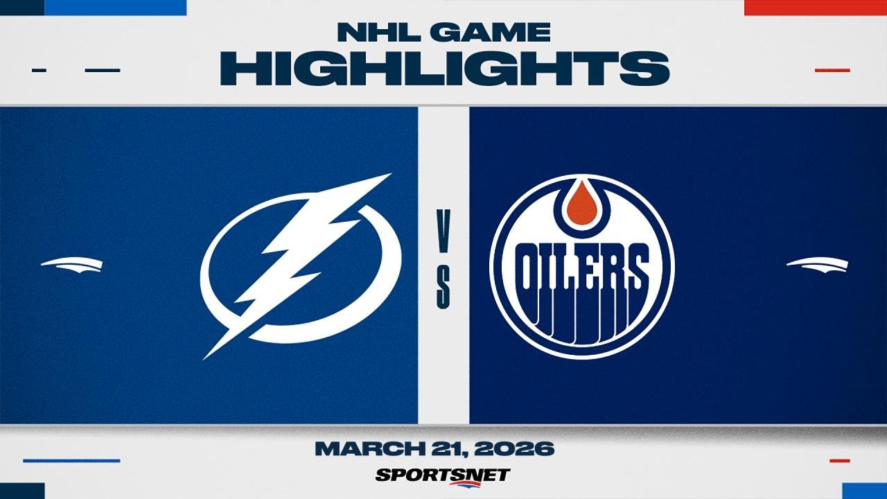 NHL Highlights | Lightning vs. Oilers - March 21, 2026