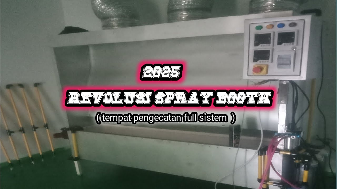 SPRAY BOOTH PAINTING ..‼️ mewah low  budget rakitan sendiri .. Apah sajah yang berbeda simak ?