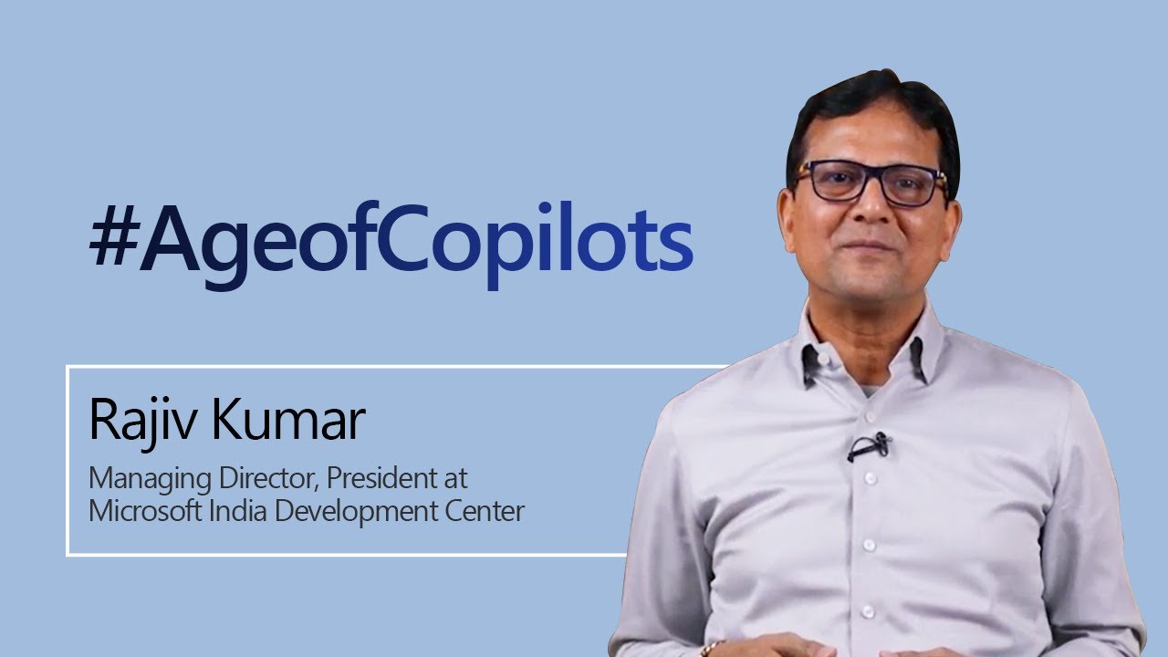 Reimagining Productivity with AI | Rajiv Kumar | Age of Copilots