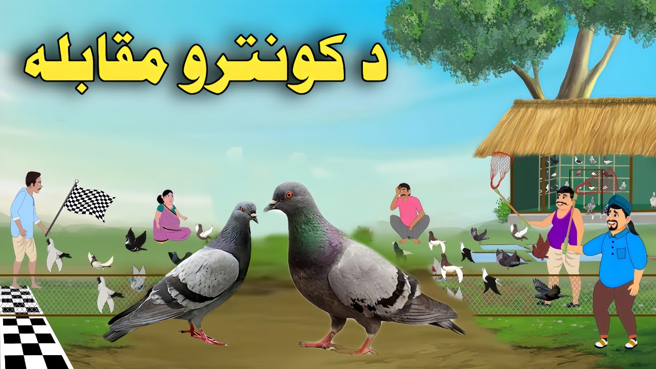 Da Kontaro Muqabila| Pashto Moral Story| Pashto Cartoon 2024| Cartoon Pashto