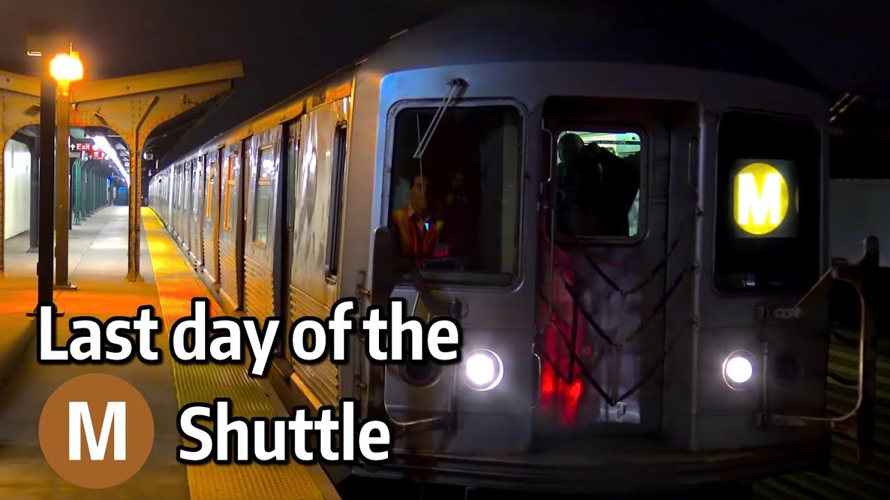 ⁴ᴷ Last run of the R42 Myrtle Avenue Shuttle