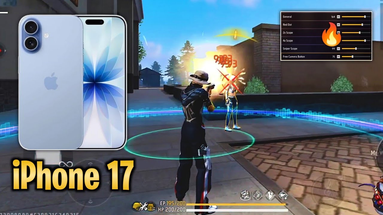Настройки чувствительности Free Fire на iPhone 17 2026 🔥 | Настройки хедшотов в Free Fire на iPho...