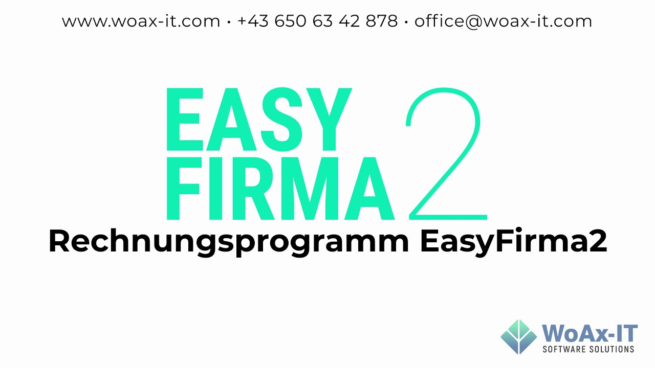Rechnungsprogramm EasyFirma 2