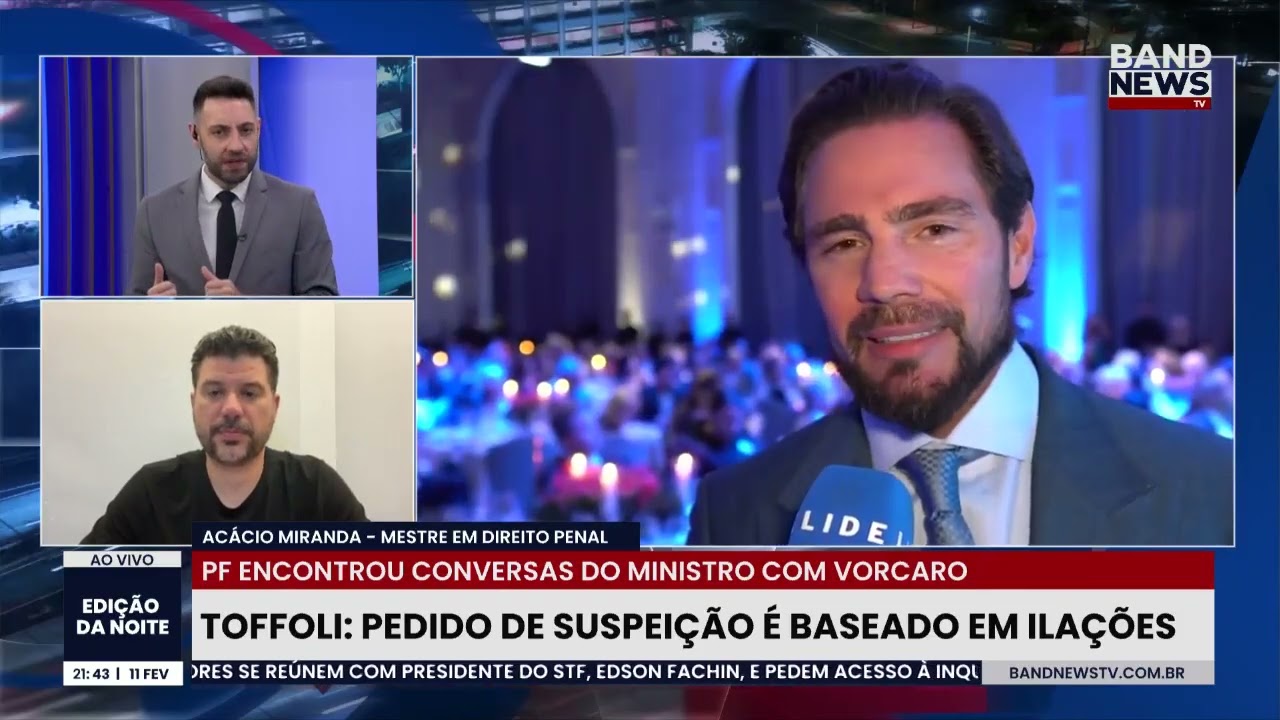Polícia Federal pede suspeição de Toffoli no caso Master