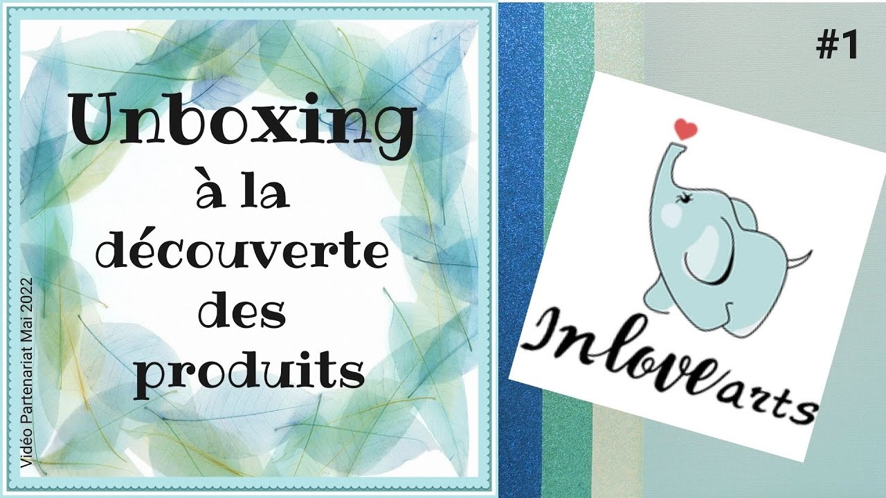 unboxing pr&eacute;sentation des produits INLOVEARTS #1