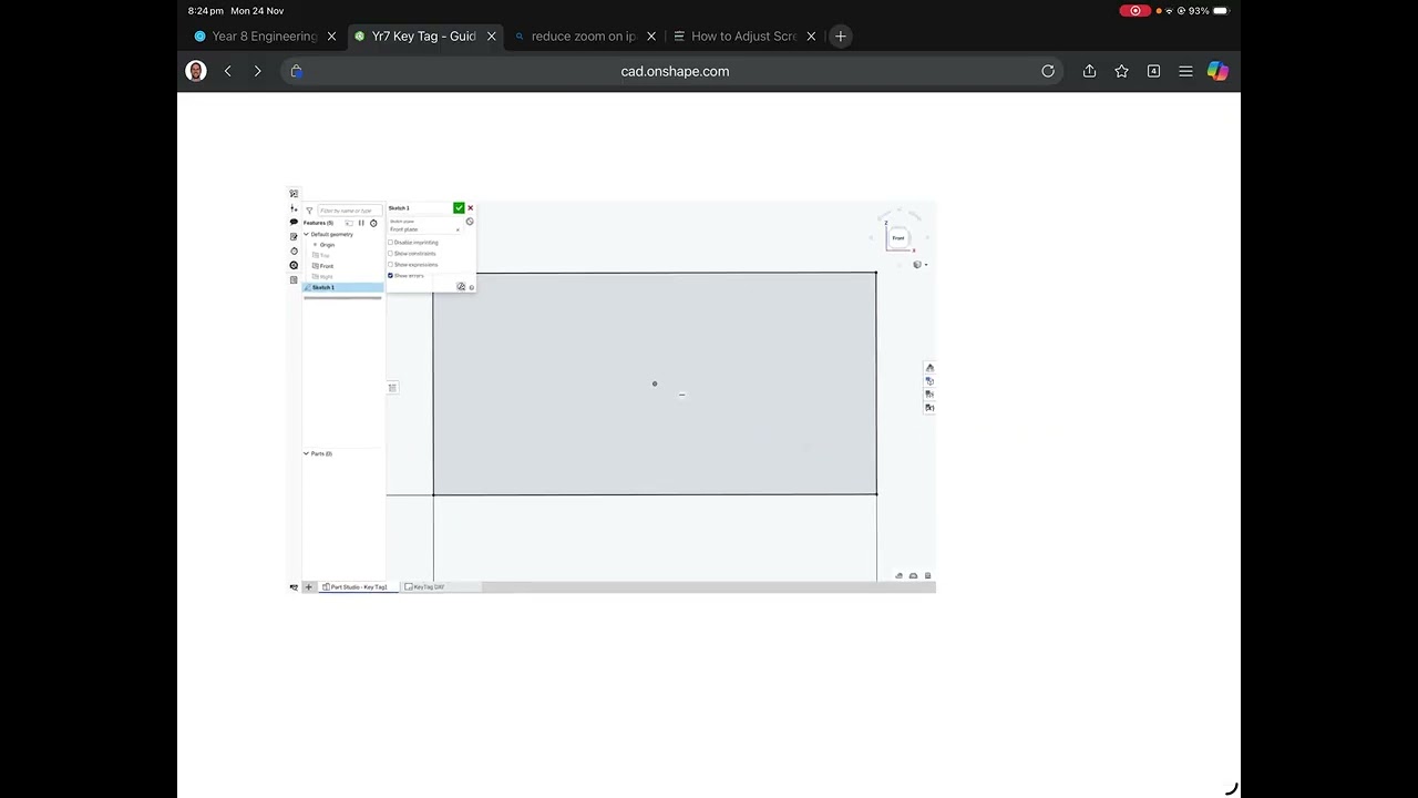 OnShape — знакомство с OnShape через дизайн брелоков для лазерной резки на iPad