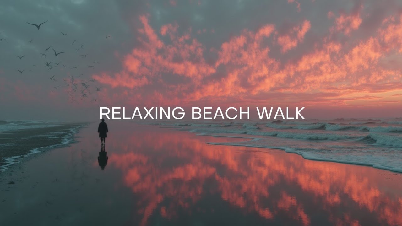 Deep Chillstep Ocean Walk ~ Расслабляющие Закатные Волны и Эмбиент Музыка Микс