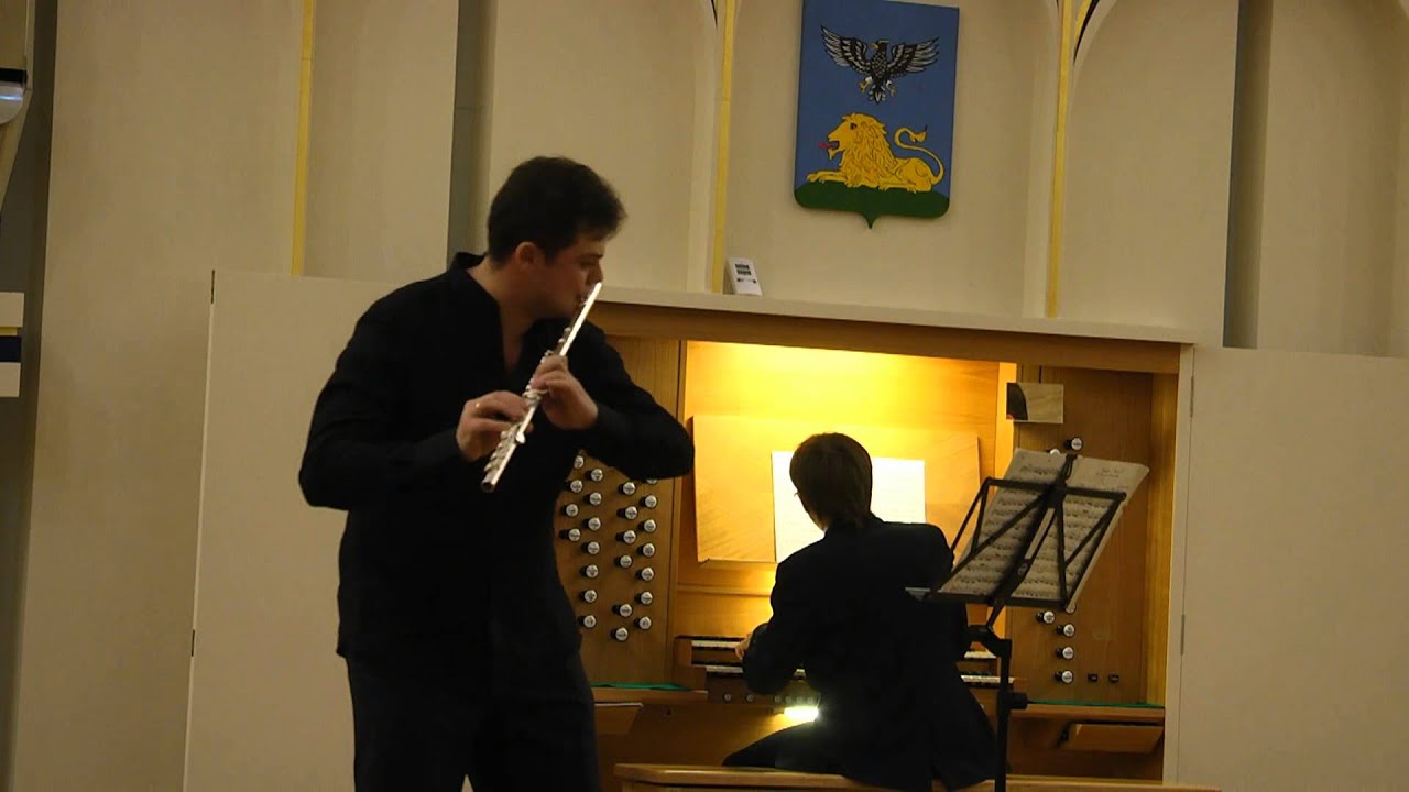 И.С.Бах Соната для флейты и органа №4 / J.S.Bach Sonata №4 for flute and organ in C major BWV 1033