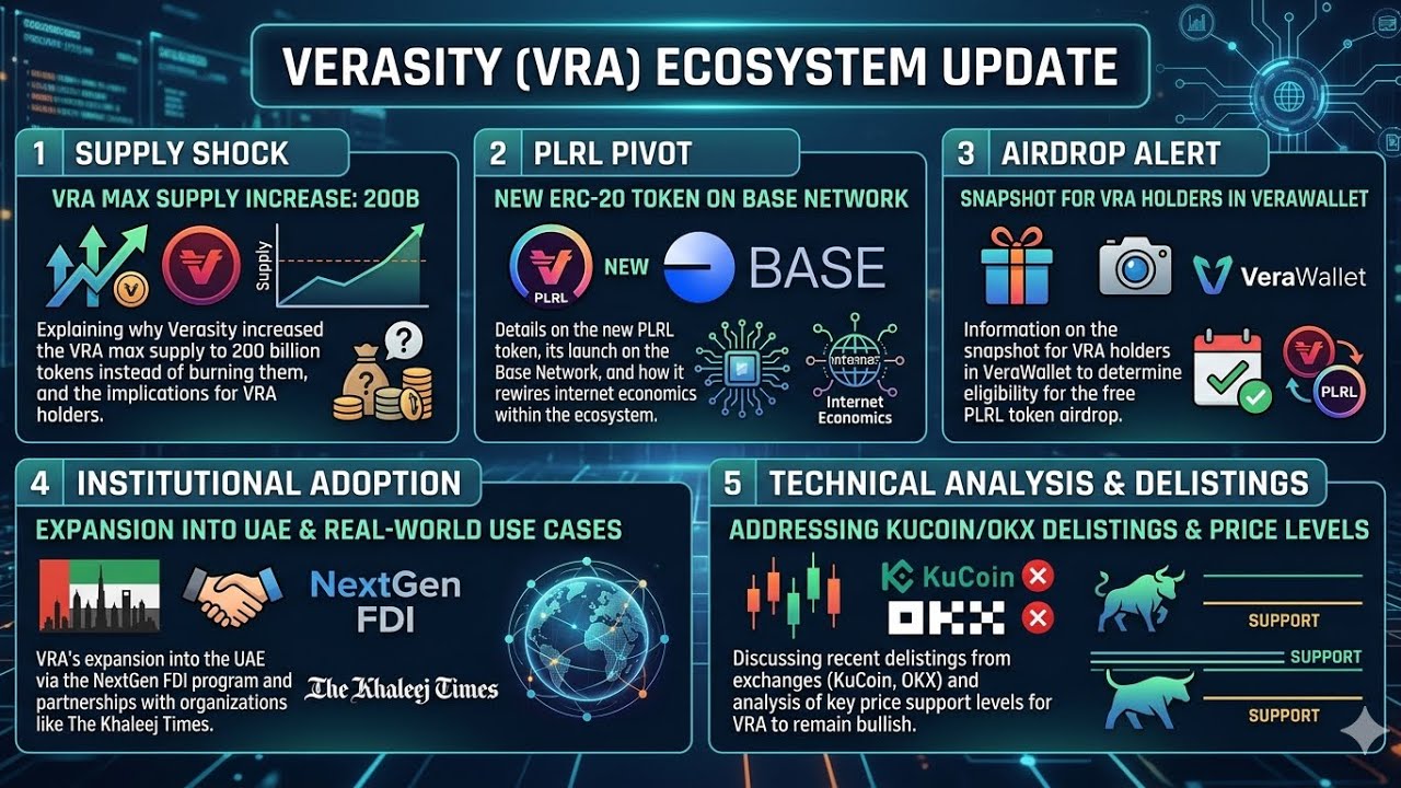 VRA Holders WATCH THIS! 🚨 Verasity&rsquo;s Massive 2026 Pivot (PLRL & UAE Expansion)