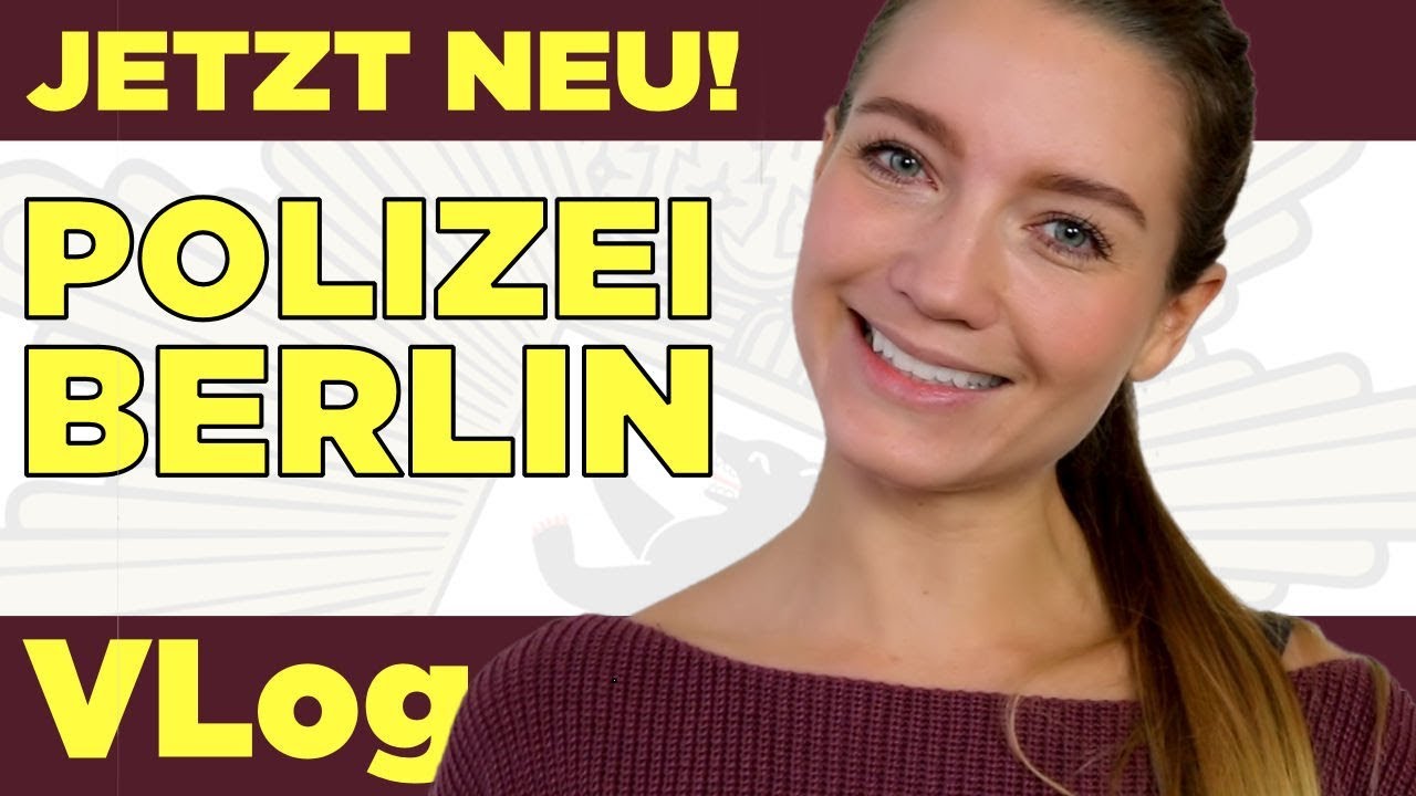 Unsere Auszubildende Helena mit neuem Polizei Berlin VLog