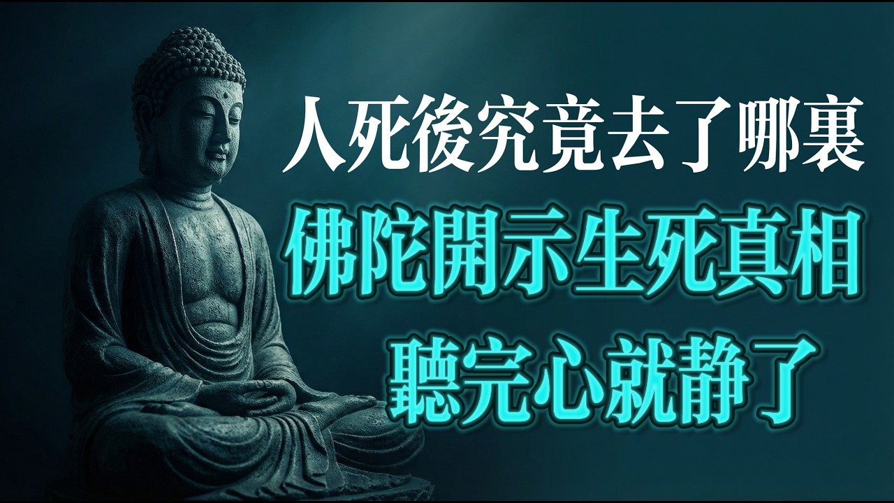 下輩子還能和最愛的人重逢嗎？佛陀揭開的生死真相，刺痛卻無比慈悲#生死真相 #失去至親 #輪迴轉世 #佛學智慧 #都市閒人阿水 #放下執念 #修心 #因果業力