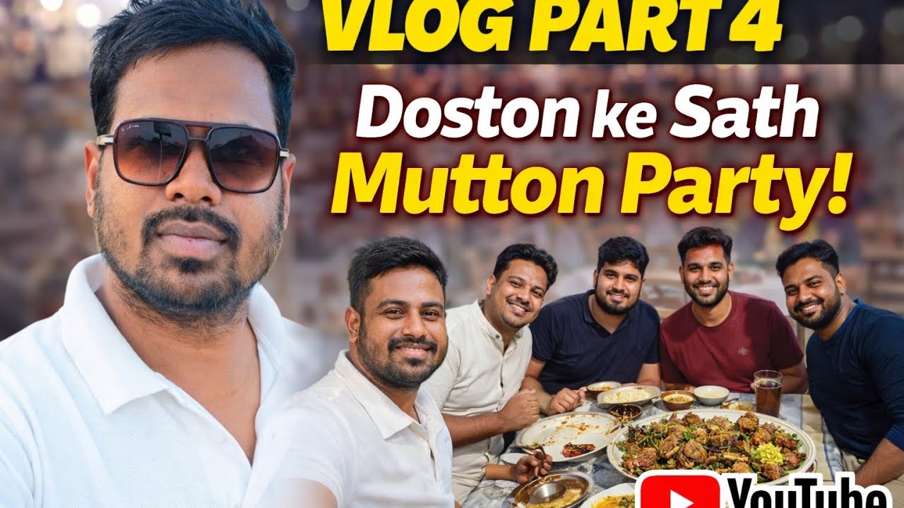 Doston ke sath mutton party #post #youtube #trending #saudiaarbia #vlog 
