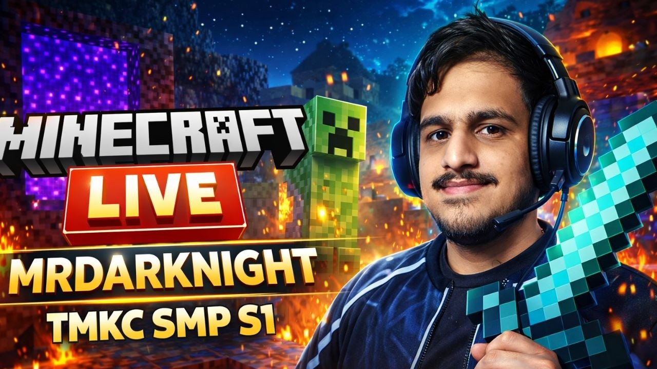 Minecraft Live Day-1 | TMKC S1 SMP | MRDARKNIGHTYT | #live #minecraftserver
