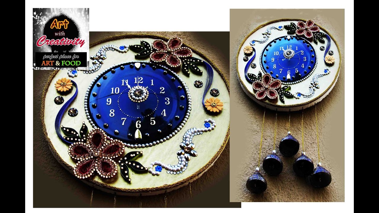 Decorated Clock | DIY | Art with Creativity