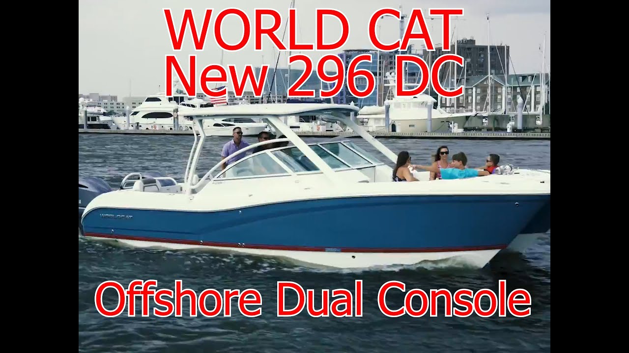 The New World Cat 296DC Offshore Dual Console Catamaran