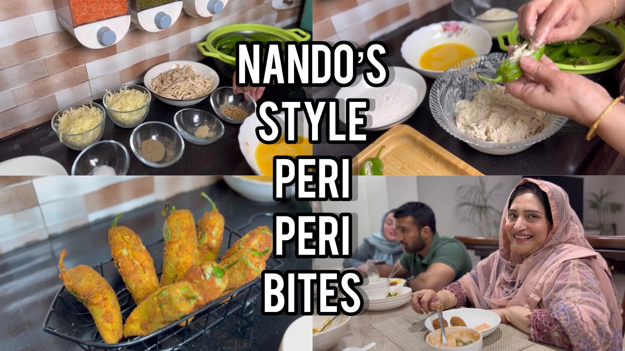NANDO&rsquo;S STYLE PERI PERI BITES RECIPE | JALAPE&Ntilde;O POPPERS