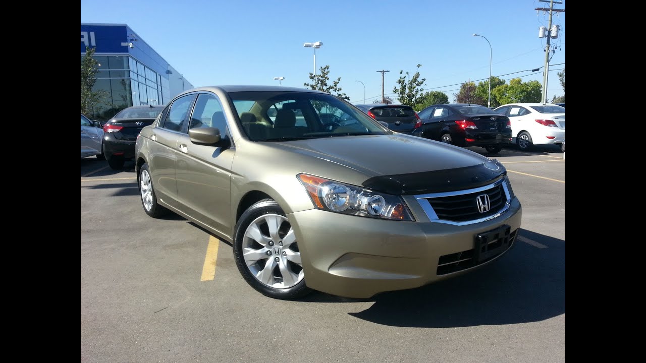 2008 Honda Accord EX Sedan Start up, Walkaround and Vehicle Tour
