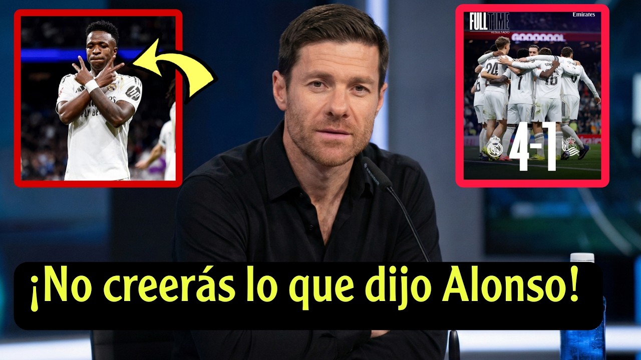 ¿Qué dijo Xabi Alonso tras la brillantez de Vinicius y la victoria del Real Madrid ante el Real Beti
