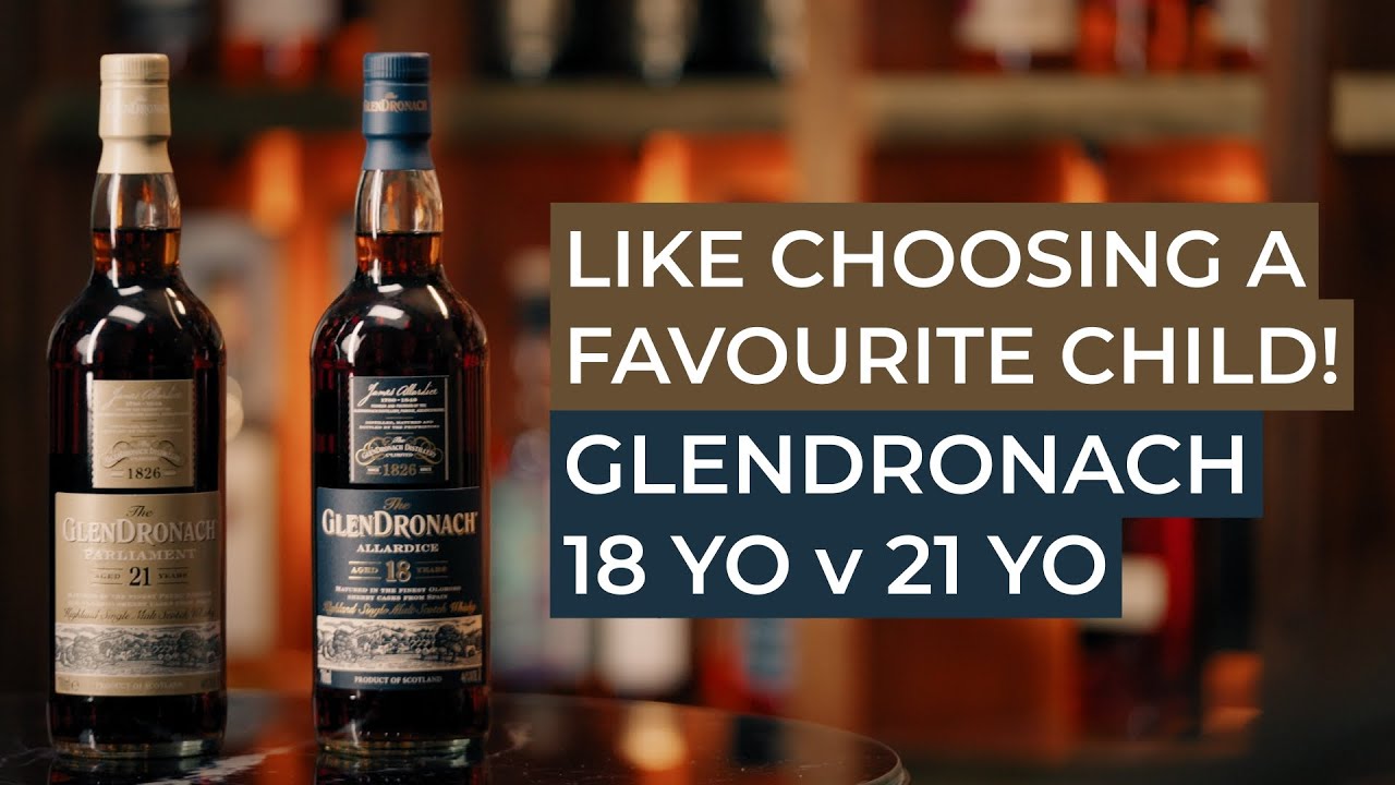 Glendronach 18 Year Old Allardice vs 21 Year Old Parliament