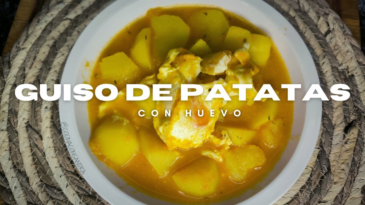 Guiso de Patatas con Huevo, un Guiso ECONÓMICO y FÁCIL!!