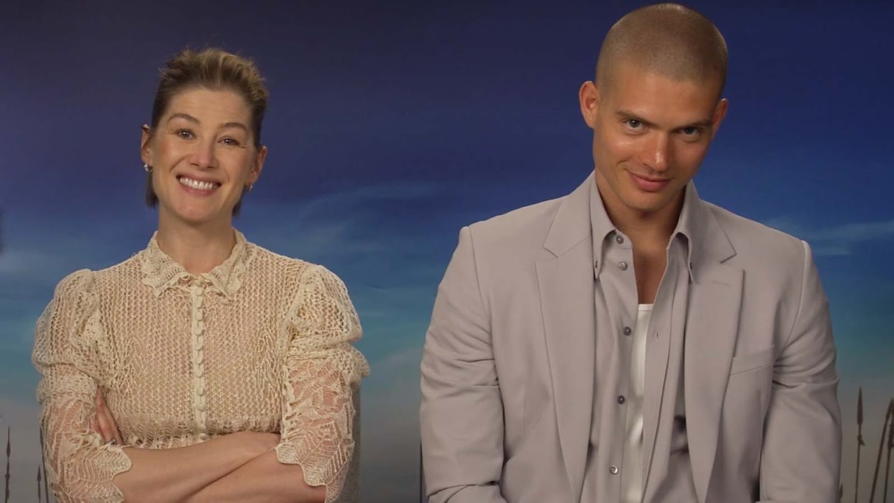 Rosamund Pike & Josha Stradowski on The Wheel of Time Season 3