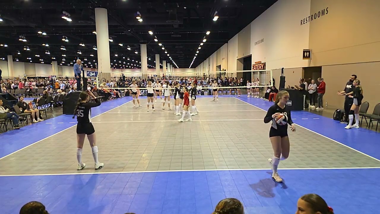 Northern Lights 14-Red VS Sanford 14 Black 3rd game, 1st set