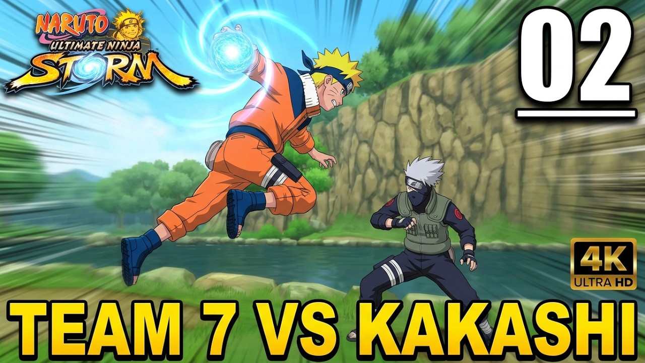 NARUTO TEAM Vs KAKASHI || NARUTO: Ultimate Ninja Storm || Genin Traning Arc || Part - 2