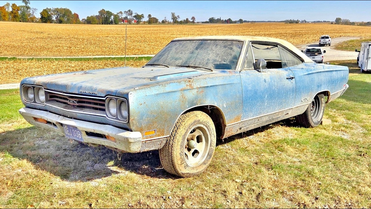 Мы спасли Plymouth GTX 69 года из амбара спустя 20 лет!