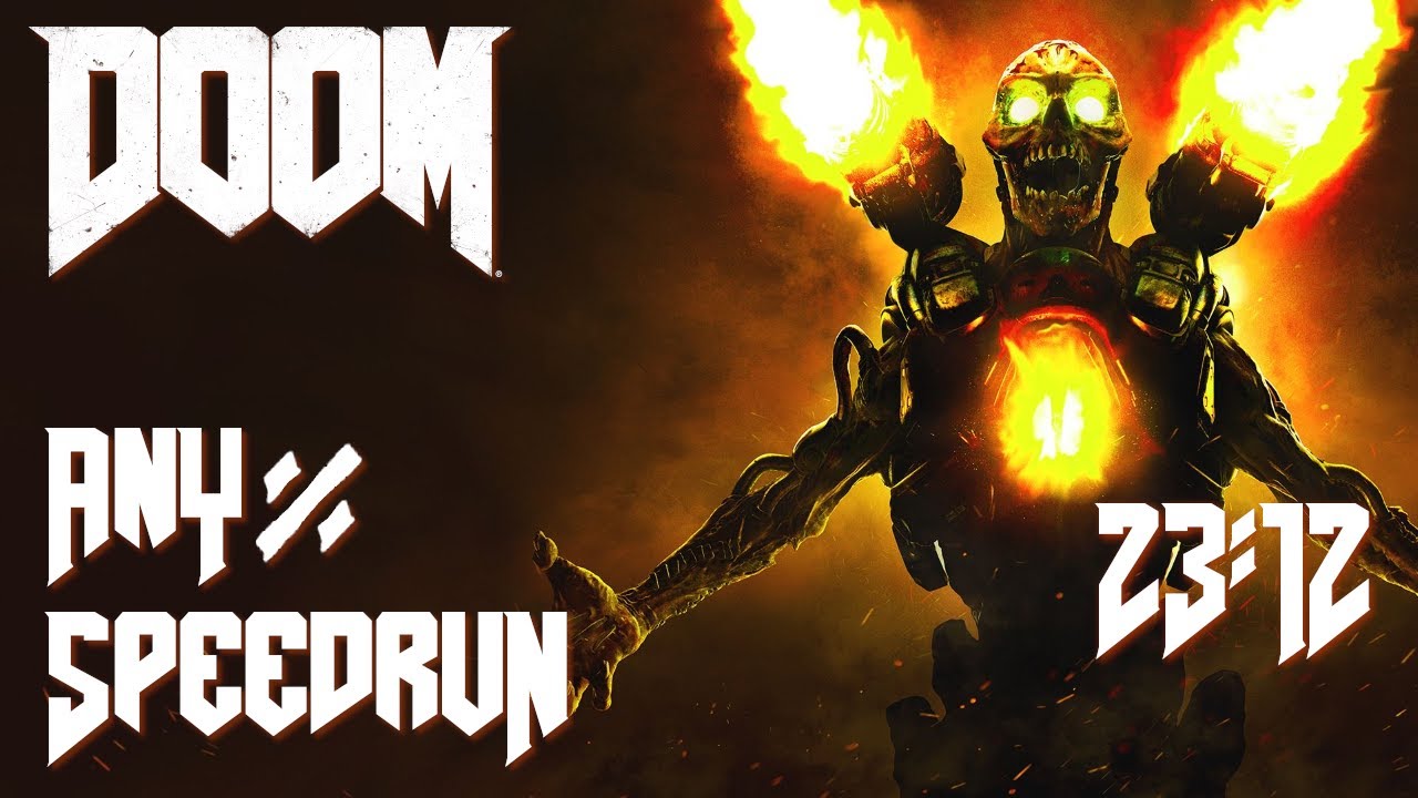 DOOM (2016) Any% Speedrun in 23:12