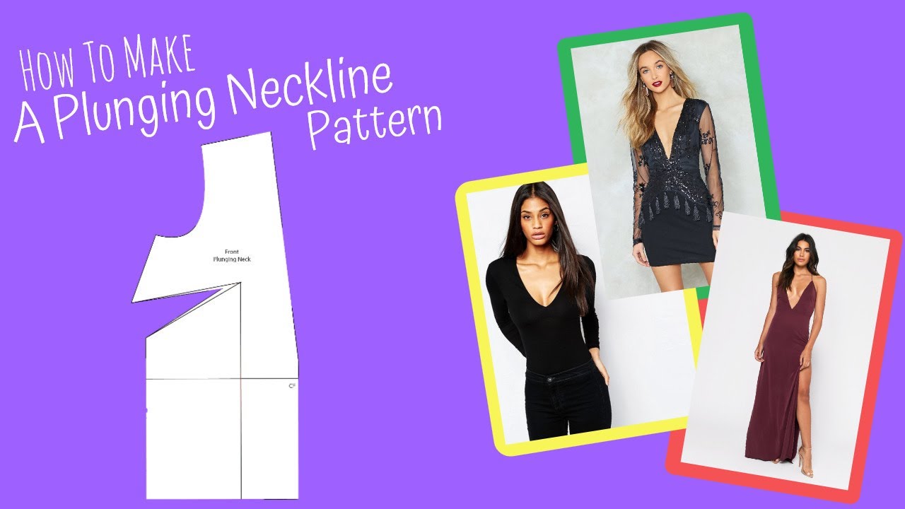 How To Make A V- Neck Bodice Pattern | Pattern Cutting | Fashion Design