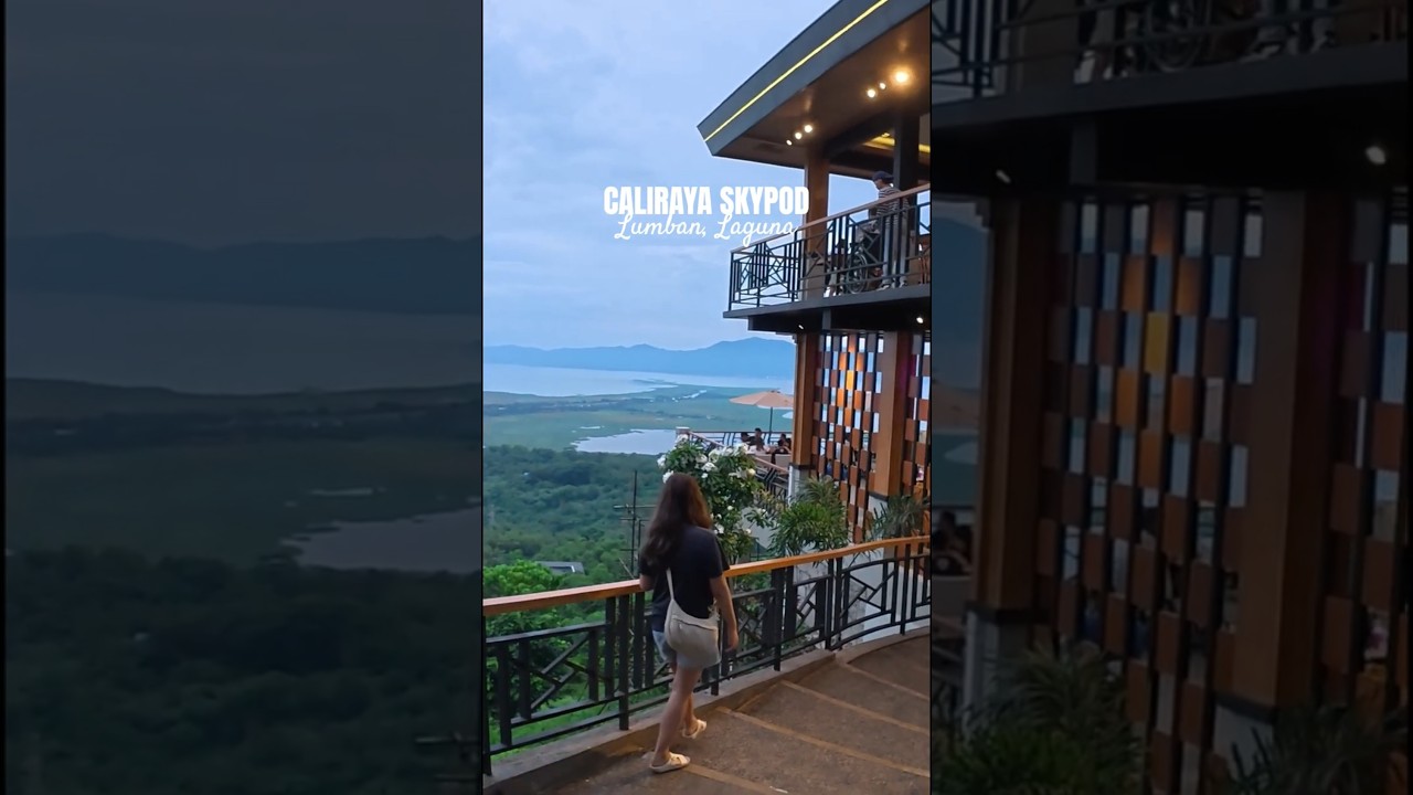 Caliraya Skypod Restobar in Lumban Laguna | Overlooking View + Cozy Rainy Vibes!  #CalirayaSkypod