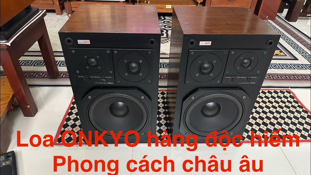 Loa ONKYO M77, 3Way, dòng loa phong cách châu âu, chất âm rất hay, giá tốt, 