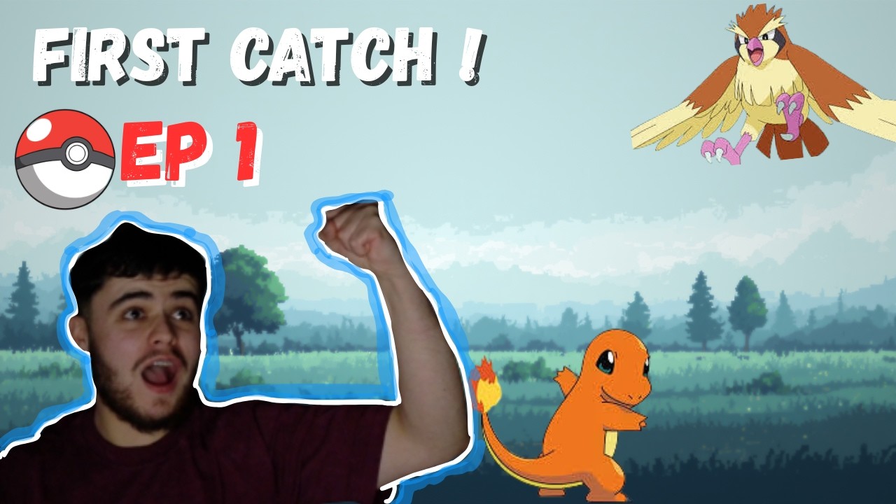 I CAUGHT MY FIRST POKÉMON ! | Pokémon FireRed Ep. 1