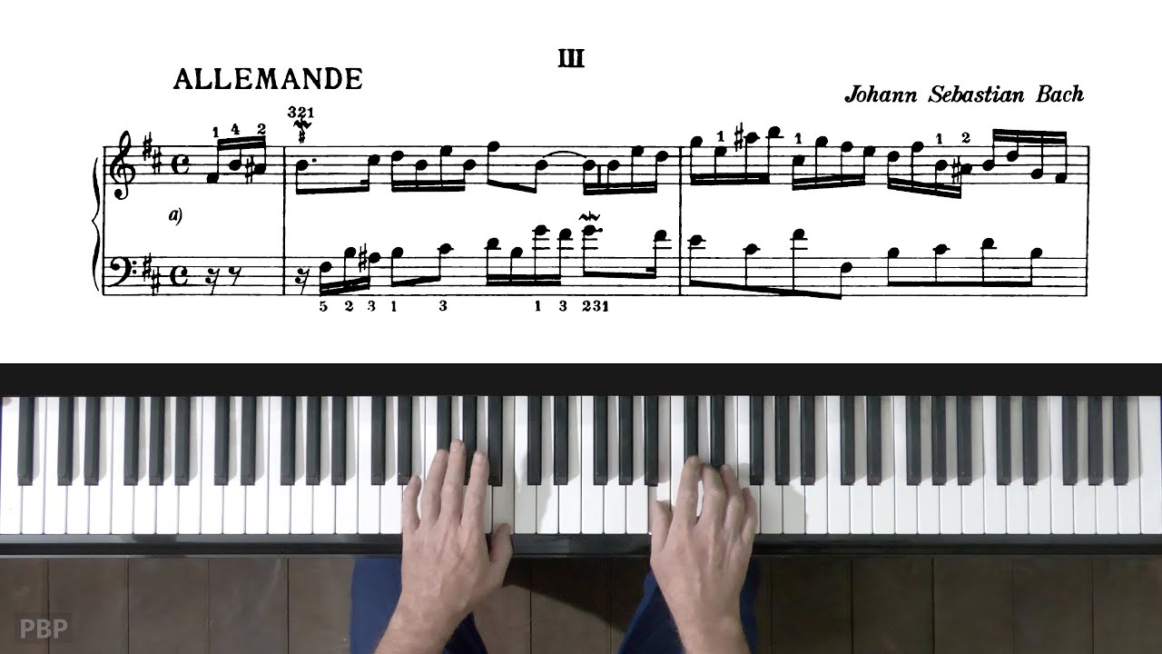Bach French Suite No.3 