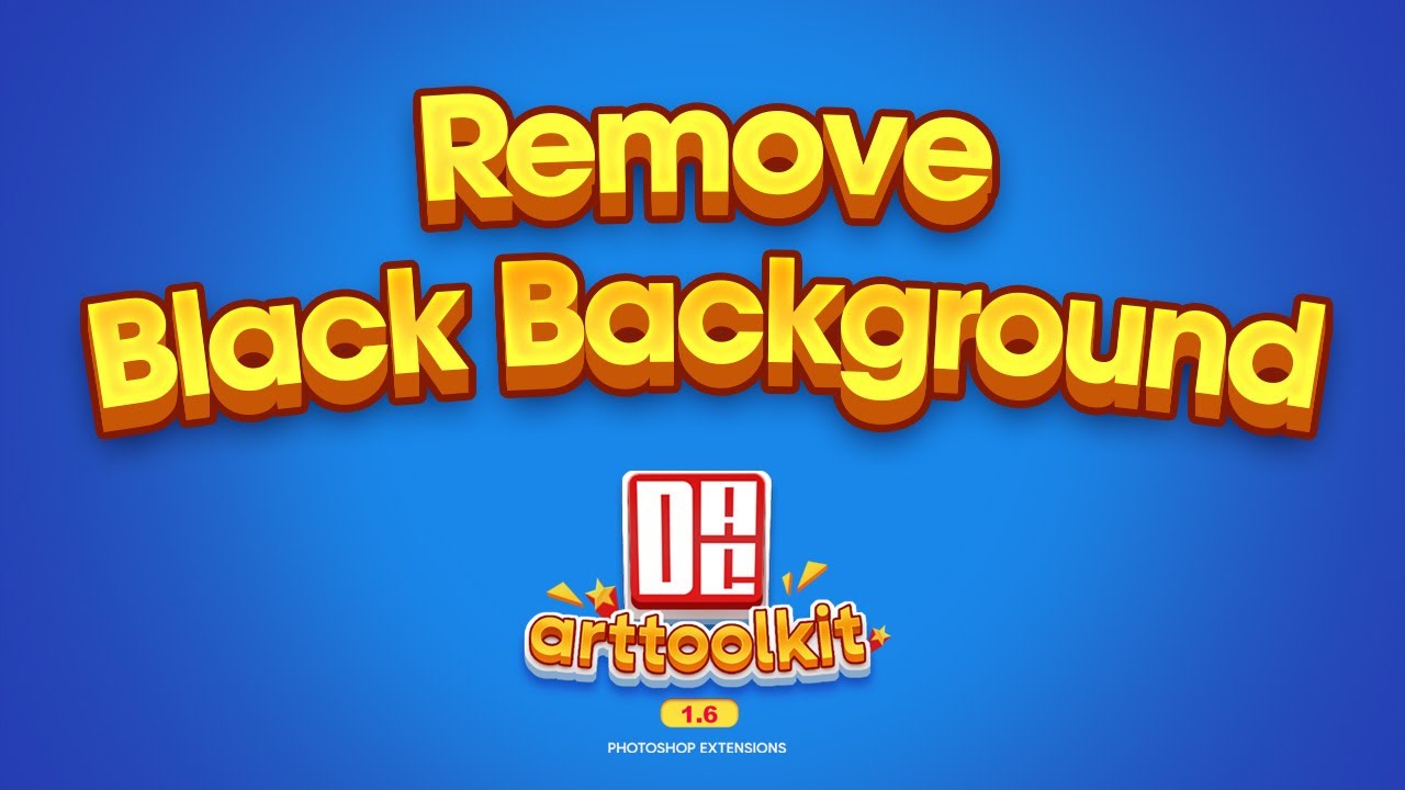 Remove Black Backgrounds in Seconds | DAC Arttoolkit Photoshop Extension