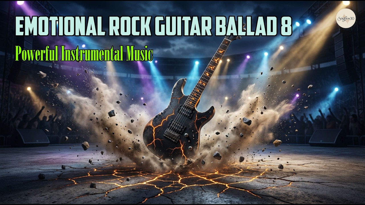 Emotional Rock Guitar Ballad 8 🎸 Powerful Instrumental Music