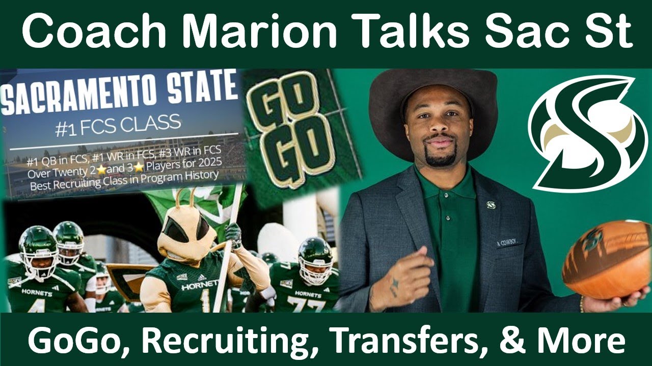 Sacramento St. Head Football Coach Marion Talks Becoming a HC, GoGo Offense, Recruiting & Transfers