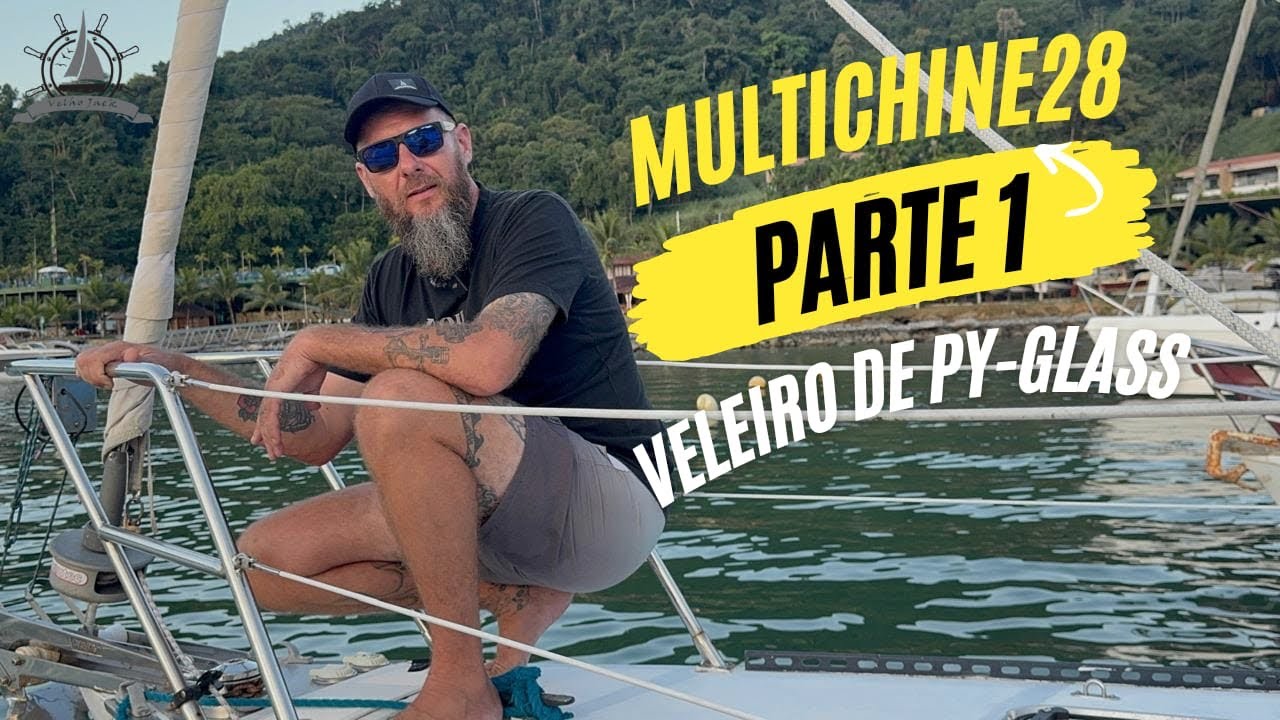 Veleiro construído de madeira e fibra!