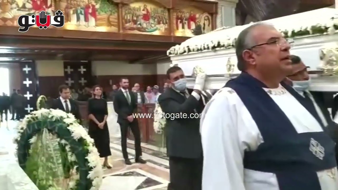 وصول جثمان رؤوف غبور إلى كاتدرائية العباسية