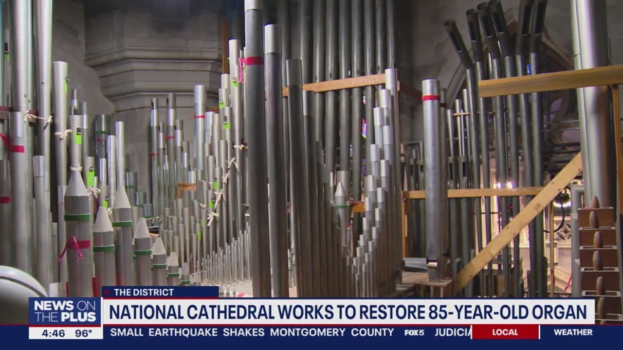 National Cathedral works to restore 85-year-old organ