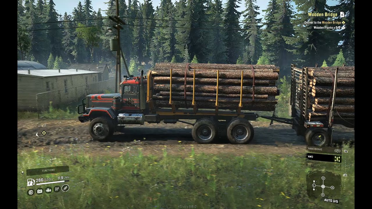 SnowRunner | Phase 3  | Pacific P512 Logging (Tweaked Truck)